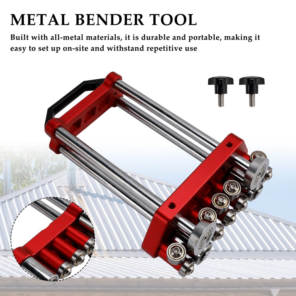 0-90&deg;Bending Metal Roofing Tool Sheet Metal Roller 2 Station Metal Bender