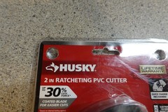 Husky 2 in. Ratcheting PVC Cutter 16PL0805