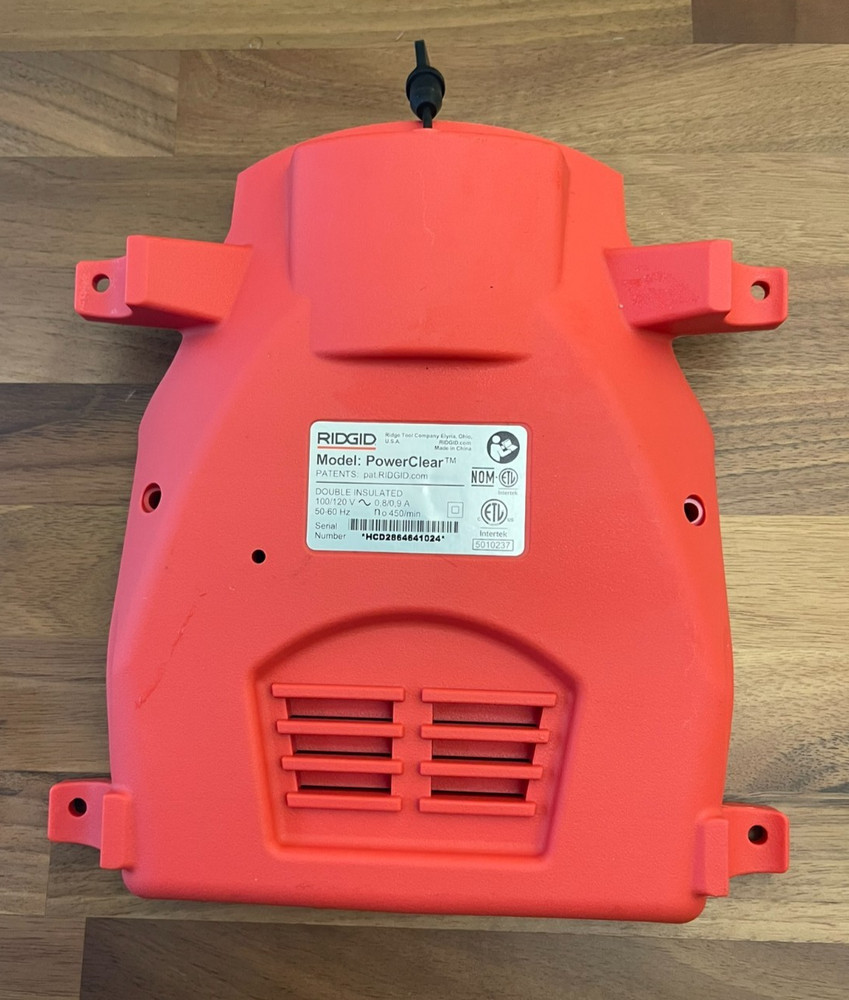 RIDGID Model 55808 Powerclear Drain Cleaner Bottom Housing 56958
