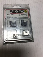 Ridgid 37865 HS Pipe Dies 3/8&Prime; NPT 18 TPI-RH For 0R/11R/00R/111-R/12R/30A/31A&hellip;