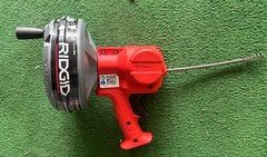 *NEW* RIDGID EZ SPIN DRAIN SNAKE CLEANING 1/4 in. x 25 ft. WITH CLEAN HANDS