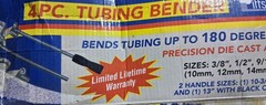 PITTSBURGH 3/8 in. to 5/8 in. Tubing Bender 40393 Works Great