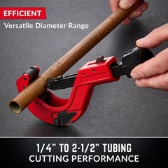3Pcs Tubing Cutter Set with Fast Quick-Adjust &ndash; 1/4&Prime; to 2-1/2&Prime; Outside Diam. &hellip;