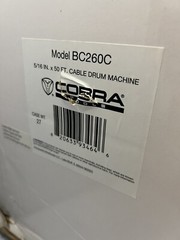 Cobra BC260 5/16in X 50ft Cable Drum Machine Drain Auger Model