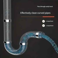 Manual Drain Snake Clog Remover &ndash; 10-Foot Metal Tool for Sinks, Drains, Toilets
