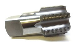 OSG STANDARD PIPE TAP 13135-00, 2-11-1/2 NPTF, 7 FL FLUTE, HSS, 4 1/2&Prime; OAL