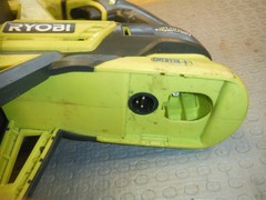 Ryobi P4002 18volt hand held drain snake with 1 battery & charger & adapter*ndr3