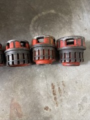 RIDGID Set Lot 1/2&rdquo;-1 1/2&rdquo; 12r Threading Threader Die Set Kit 1A Pipe Cutter