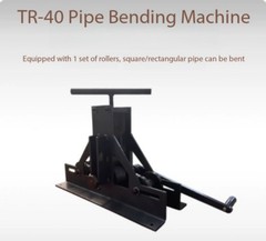 TR-40 Steel Pipe Bending Machine, Manual Square Tube Roller Bending Machine