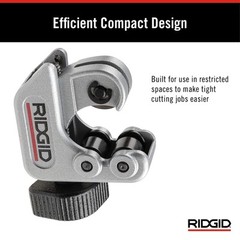 Ridgid &ndash; CC247 RIDGID 40617 Model 101 Close Quarters Tubing Cutter, 1/4-inch to