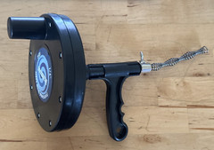 25ft Drainsoon Household Drain Cleaning Auger 1/4&Prime; Sink Hair Clog Remover Snake