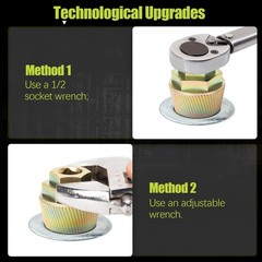 Tub Drain Removal Tool, Plating Coating Tub Drain Extractor with 1-inch Socke&hellip;