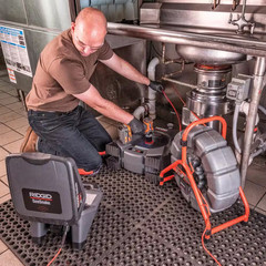RIDGID Flexshaft Wall-To-Wall Drain Cleaning Machine Accessory, 1-1/2 In. Single