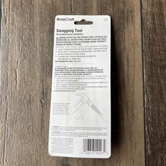 Brasscraft 3/16 In. to 5/8 In. OD Swedge Tool T053 BrassCraft T053 Swagging