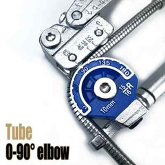 180 Degree 10mm Heavy Duty Tube Bender Non-slip Handle Optional Bending Angle