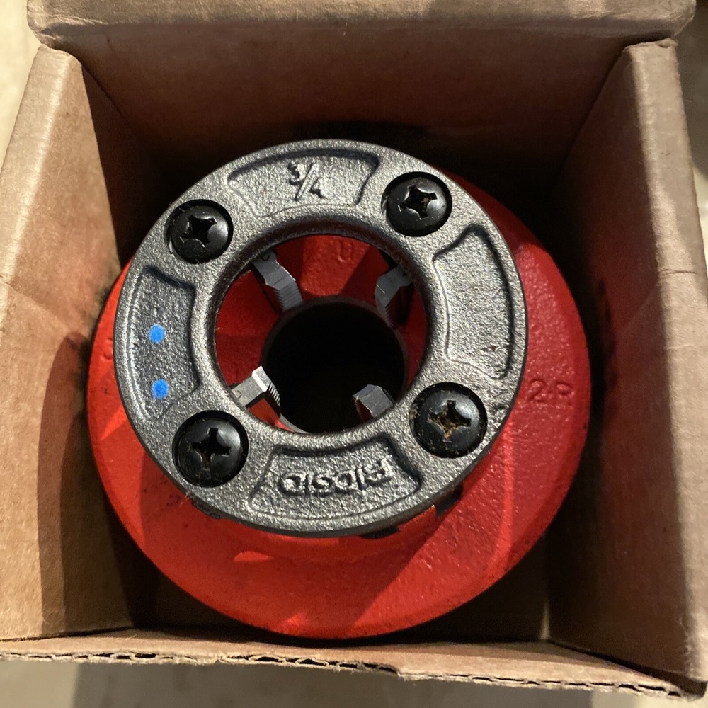RIDGID 37395 12R 3/4&Prime; Hand Threader NPT Die Head Complete