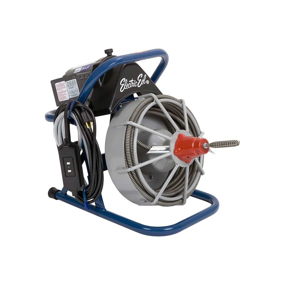 Electric Eel Model E Drain Cleaning Machine 1/2&Prime; x 50&prime; Complete Kit EK-R-1/2IC50