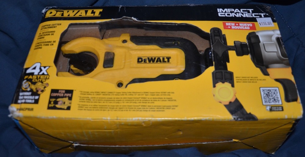 DEWALT IMPACT CONNECT Copper Pipe Cutter Attachment DWACPRIR