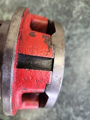 LOT OF 2 Ridgid 1 1/2&Prime; Pipe Threader Die Heads (12-R)