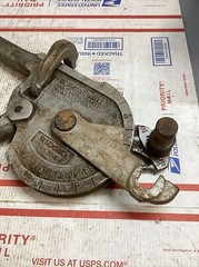 RIDGID MODEL 358, 5/8&Prime; RATCHING CONDUIT/TUBING BENDER 3&Prime; RADIUS ED4U #3112-A