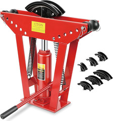 12 Ton Hydraulic Pipe Bender with 6 Dies for Copper & Steel Tubing