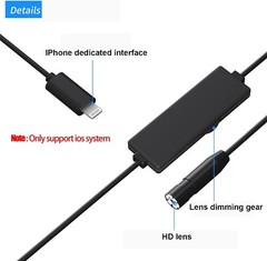 Pipe Inspection Camera Endoscope Video Sewer Drain Cleaner Waterproof Snake USB