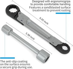Professional Plumbing Tool Kit &ndash; Adjustable Wrench for Compression Nuts