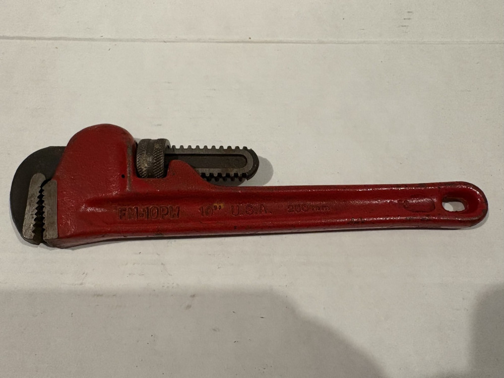 Pipe Wrench FM-PW10 Forged Steel Heavy Duty