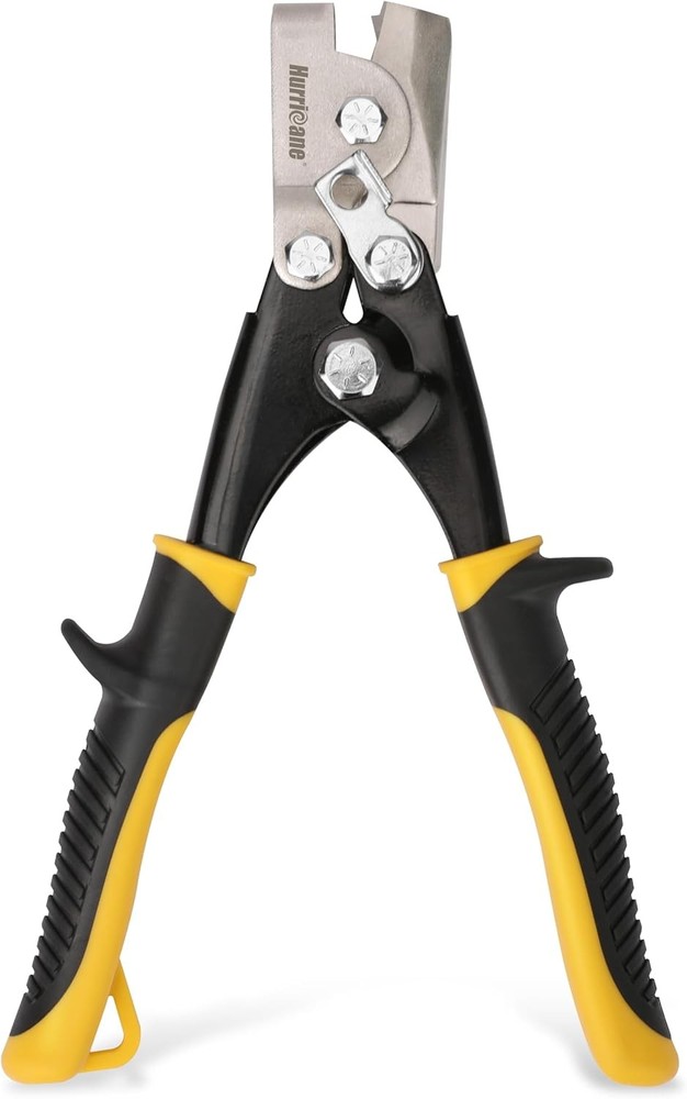 HURRICANE Snap Lock Punch Tool &ndash; 3/8 Inch Gutter End Cap Crimper for Sheet Metal