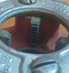 Ridgid 00-R Manual Ratchet Pipe Threader With 3/4&Prime; NPT Die Head Made In USA 1