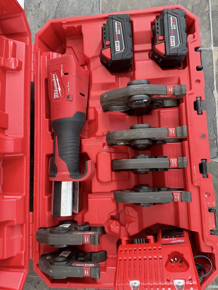 M18 Force Logic Copper Press Tool Kit with 1/2&Prime; to 2&Prime; Jaws