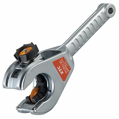 KTC Ratchet Pipe Cutter PCR 3-35 L:240 W:102 H:54 Steel pipe 10A-25A:Up to 3.2mm