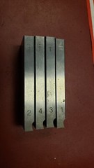 NEW 4-PACK Argco Universal 1/2&Prime;- 3/4&Prime; NPT High Speed Steel Dies HSS ( FD-BL)