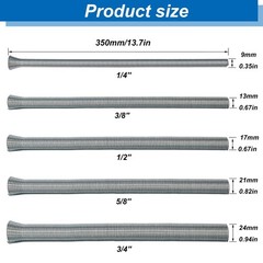 Versatile Tube Bender Set for 1/4&rdquo;, 3/8&rdquo;, 1/2&rdquo;, 5/8&rdquo;, 3/4&rdquo; Copper, Aluminum