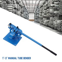 Pipe Bender Manual Bench Bending Machine 5/8&Prime; Tube Bender Set 7 Dies 1&Prime; to 3&Prime;