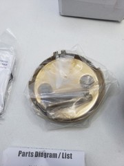 Artiwell TipToe Bathtub Drain Trim Set 3.23&rdquo;x3.23&rdquo;x2.2&rdquo; Brushed Gold 629907BG