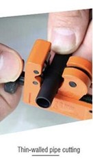 Harden Pro Mini Pipe Cutter 1/8 To 7/8 Cuts Copper Aluminum Metal Multi Use Tu