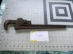 Vintage Ridgid 18&Prime; HEAVY DUTY Pipe Wrench Made by Ridge Tool Co. Elyria Ohio USA
