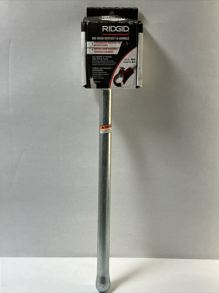 Ridgid 38540 OO-R Manual Pipe Threader Ratchet and Handle Assembly Alloy Steel
