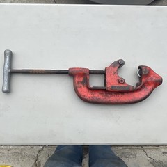 RIDGID Model 4-S Heavy Duty Pipe Cutter Tool Cuts 2-4&rdquo; Iron Steel Plumbing
