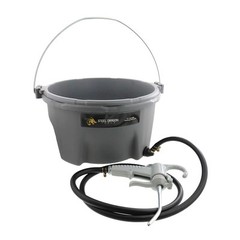 Ergonomic Gray Kitchen Bucket For Ridgid Pipe Threaders 300 535 700 12 R