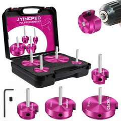 4 Pcs PVC Pipe Reamer Kit &ndash; Socket Saver Set for Plumbing, 1.5&Prime;-4&Prime; Tools, Fits 1