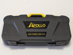 Apollo Multi Head PEX Crimp Tool Kit 3/8&Prime; 1/2&Prime; 3/4&Prime; 1&Prime; Jaws Gauge 69PTKH0015K