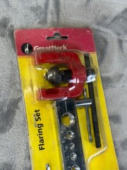 GreatNeck FT3C Pipe Flaring Tool Sizes 3/16&Prime;, 1/4&Prime;, 5/16&Prime;, 3/8&Prime;, 1/2&Prime; & 5/8&Prime;