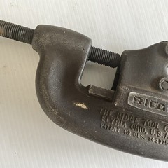 Vintage Rigid No. 2 Heavy Duty No. 1 & 2 Pipe Cutter Tool 1/8&Prime; To 2&Prime; USA 🇺🇸