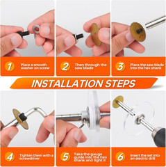 Inside Pipe Cutter for PVC Pipe, Cutter Tool Set with Scale Adjustable Depth Gau