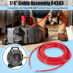 For FlexShaft Cable Assembly 64348 RIDGID K9-204, 5/16&Prime; x 70 ft Sheath Couplings