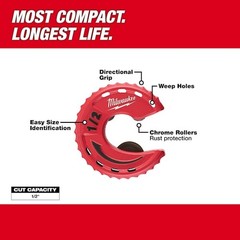 Milwaukee Tool 48-22-4260 1/2&Prime; Close Quarters Tubing Cutter