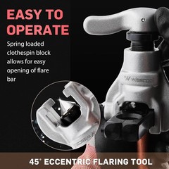 7 Dies Flare Tool 45 Degree Eccentric Cone for Copper Brass Aluminum Steel