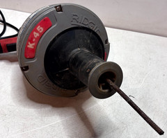 RIDGID K-45 Electric Drain Cleaning Machine Sewer Auger Snake Cable 120V Works
